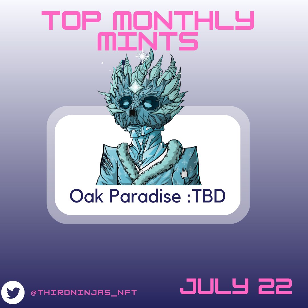 ThirdNinjas_NFT's tweet photo. July 2022 Best Upcoming Solana NFTs By Third World Ninjas , Join Our Discord For More  
🥷https://t.co/pfEVCVZOKI🥷

@DuppiesNFT 
@ShroudedNFT 
@OakParadiseNFT 

#MintOfTheDay #NFT #Solana #nftsolana #alphanft #ThirdWorldNinjas #upcomingnfts https://t.co/RCvJFlonTQ