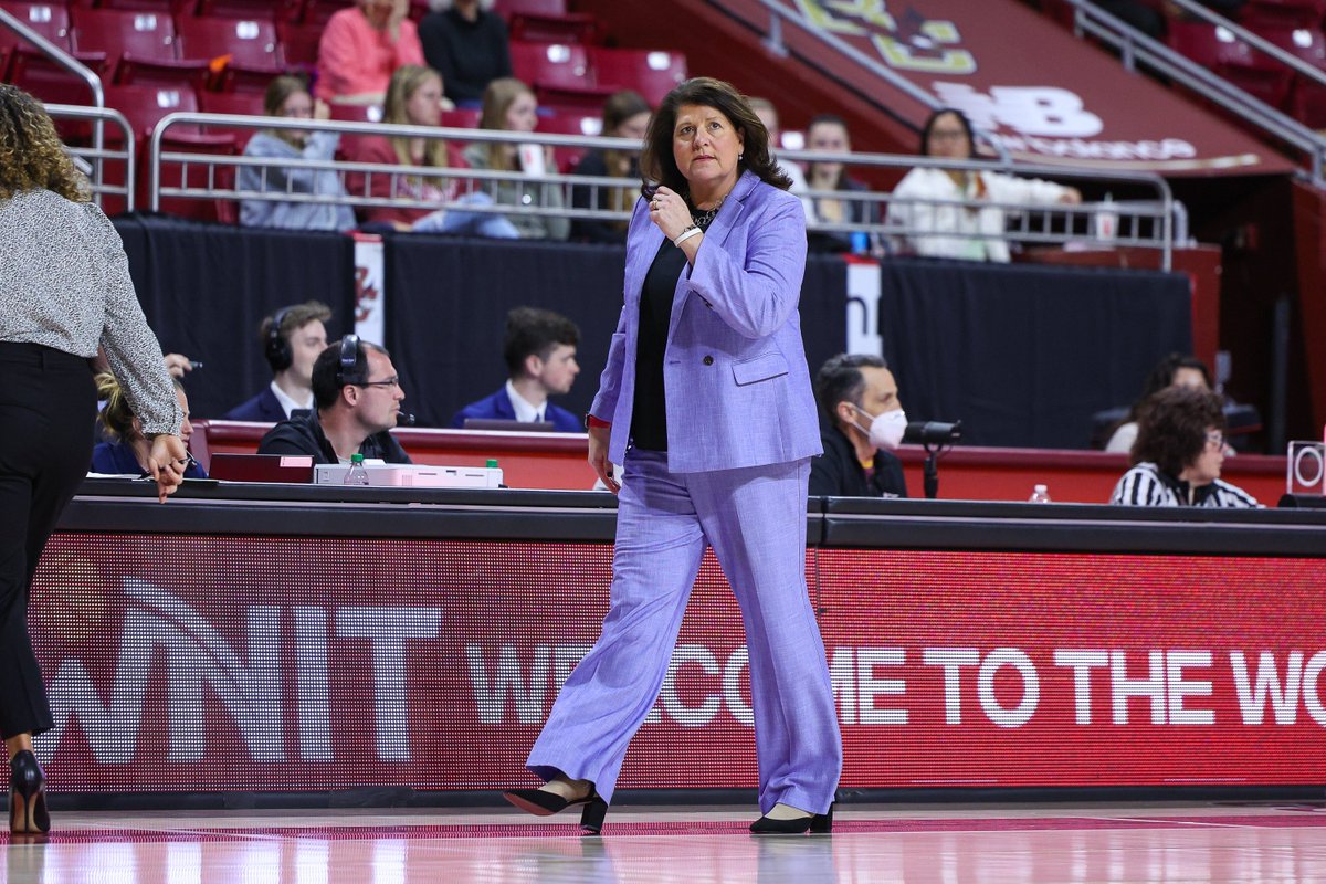 QU_WBB's tweet photo. It's #TrishTuesday and this week we can't decide which fit she got off best this season 🔥🔥 We need to know, which of @QU_CoachFabbri's fits did you love the most?! https://t.co/QmnQAgabkB
