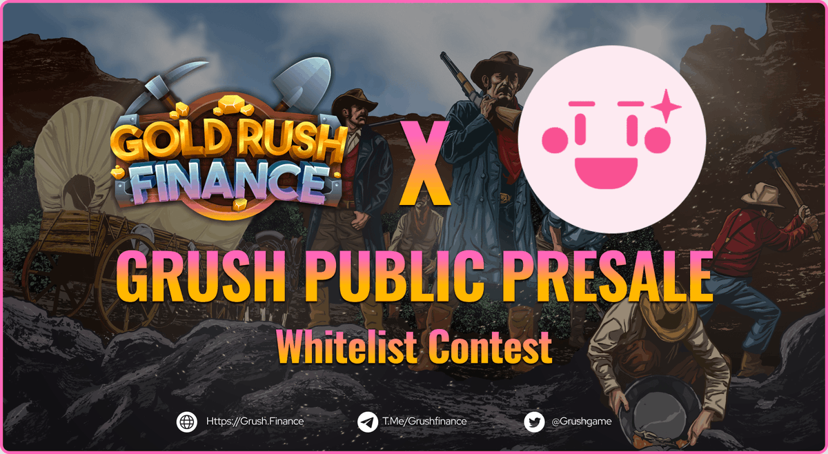 $GRUSH PINKSALE IDO Whitelist Giveaway Starts Now! ⚡️Get your chance to be a part of our 800BNB IDO Launch! 👉gleam.io/Xq7wW/grush-pi… #IDO #BNB #play2earn #P2E #PlayToEarn #NFTCommunity #NFTGames #NFTs #PinkSale