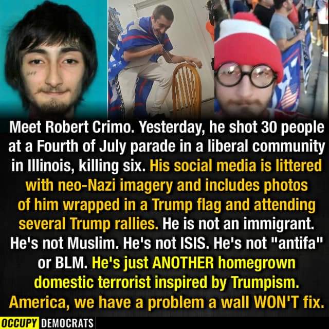 America, we have a BIG problem that a wall won't fix...
#Crimo