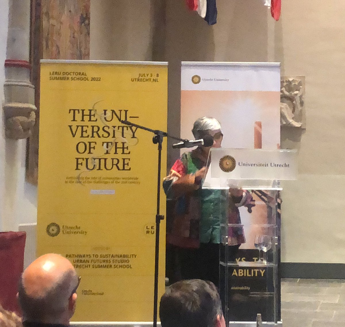 “ The university of the future ( or my dreams ! ) will work to re-establish the intrinsic links between knowledge , values and action, this requires a non - dualistic knowledge and is non- violent- every student is trained to think of every problem as a whole” R D’ Zousa