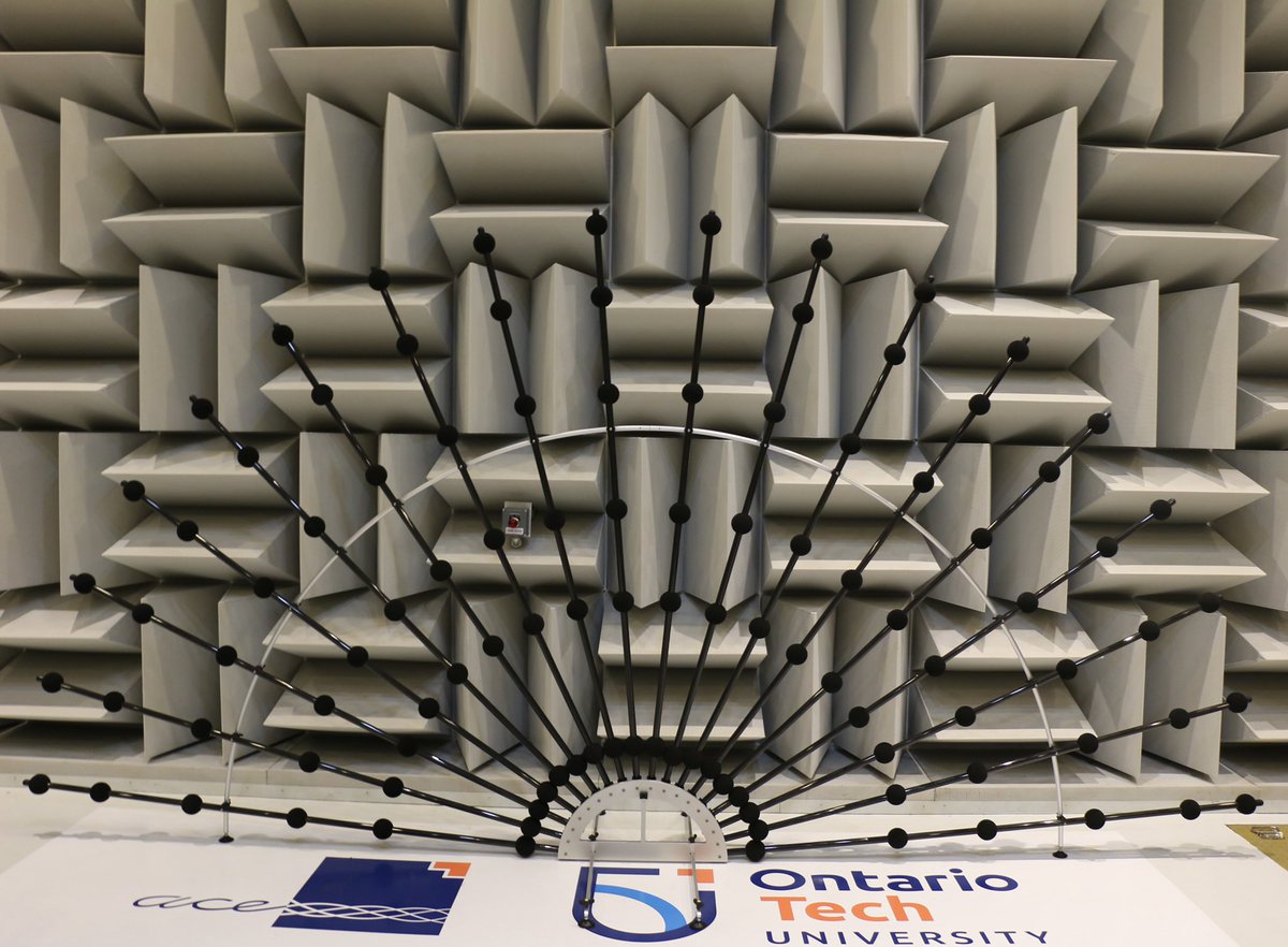 ACE_WindTunnel's tweet photo. ACE’s acoustic array has 108 microphones! The acoustic array is a precise microphone that can track location, the velocity of objects, how fast or where the vehicle is going and can detect minor changes in the sound of the test object.
#ACE #acousticarray #microphone #OntarioTech https://t.co/QdgPVkxmdP