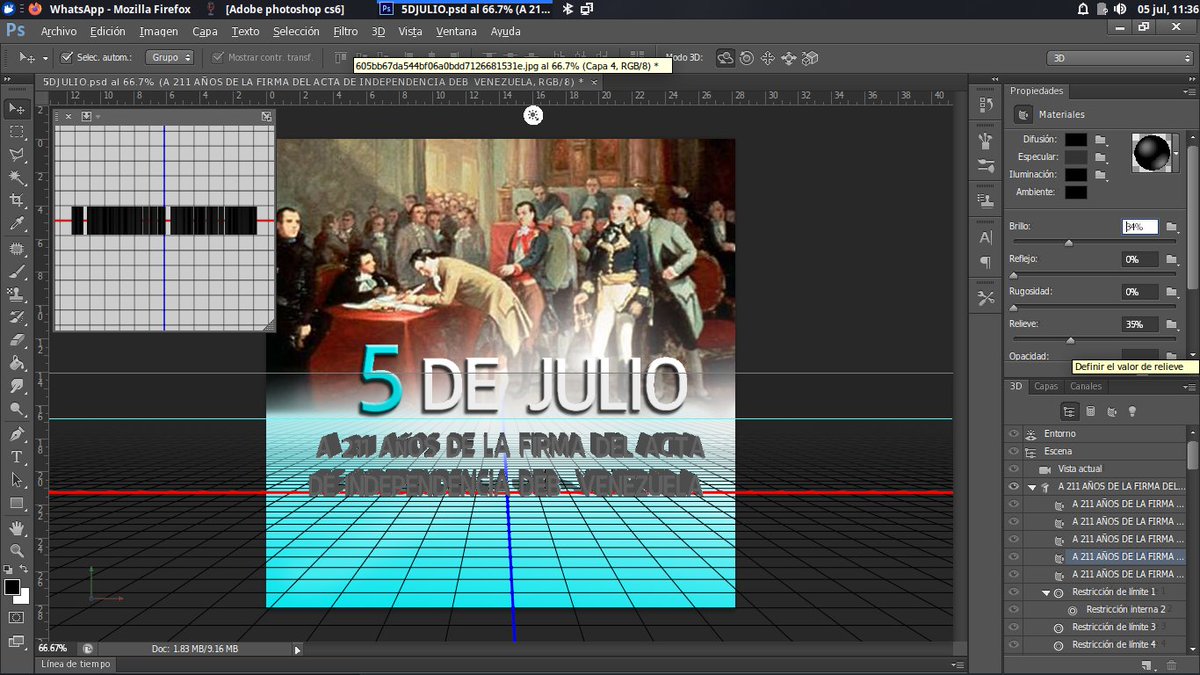 Soymiguelgraham's tweet photo. #EditandoAndo Corriendo Photoshop en #Linux https://t.co/KCcRMxqxMO