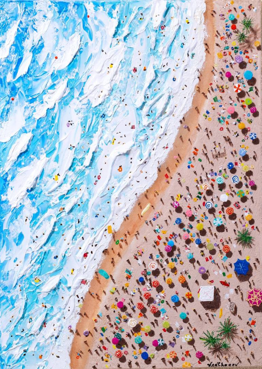 Brindille_'s tweet photo. 🏖️ Beach Scene Painting (series)
© Nikita VanChagov https://t.co/bZrIiWILjE