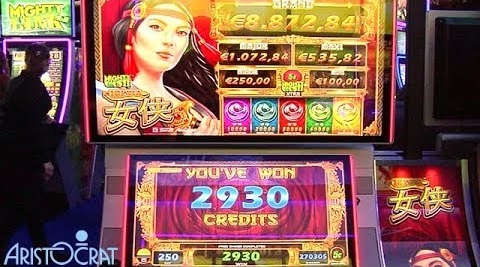 Nu Xia Green Blade & Red Blade Slot Machines from Aristocrat - - Mighty Cash Nu Xia: Green Blade & Red Blade Slot Machines - We speak with Aristocrat Gaming about one of their Might Cash Nu Xia slot machines.