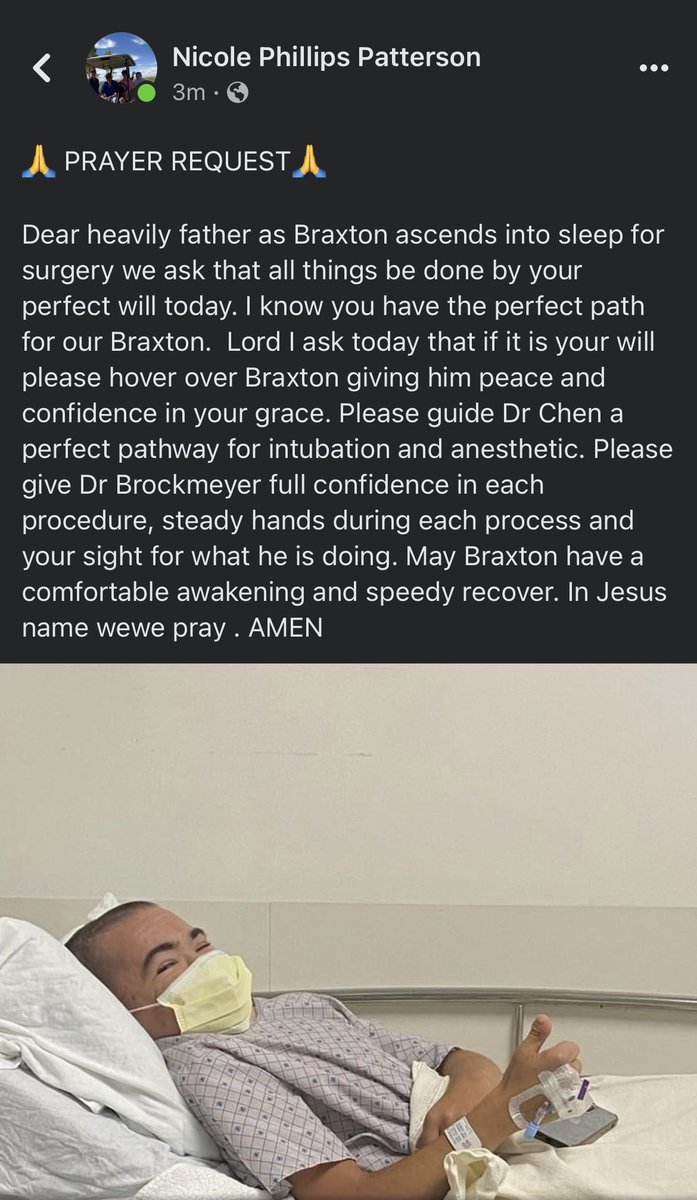 Keep our guy <a href="/Braxtpatty1017/">Braxton Patterson</a> in your thoughts and prayers today while he goes in for a procedure! 

#PonyUp 🐴🐎
