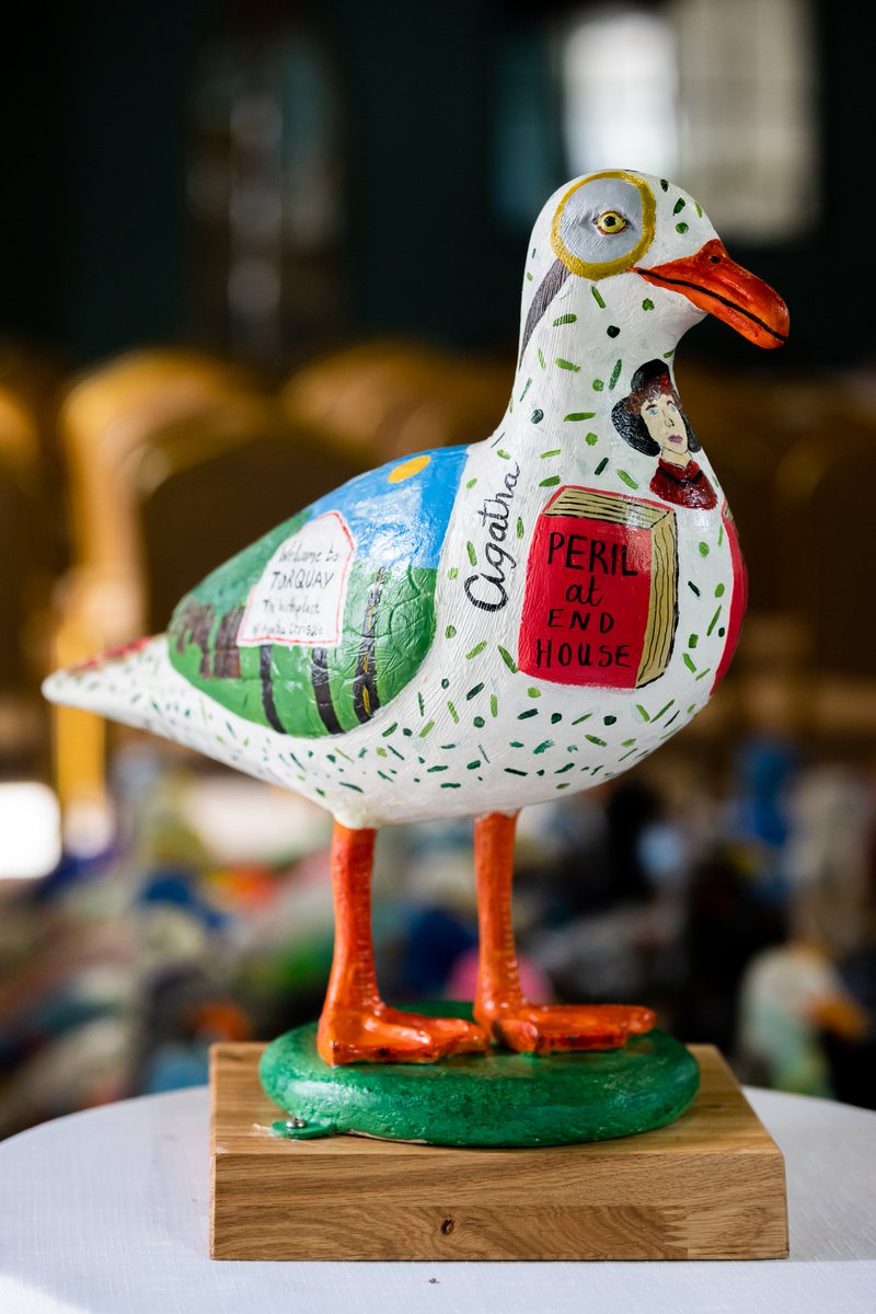 Tonic_Creatives's tweet photo. Our #SeagullOfTheDay is Agatha, who was created by children from @ShiphayAcademy.

We presume she is off to catch some red herrings... 

SSSH! The Stolen Seagull Scavenger Hunt, Summer Art Trail runs from 21 July to 11 September.

Find out more 👇
https://t.co/esT3tdPdXq https://t.co/xQCeJNc4El