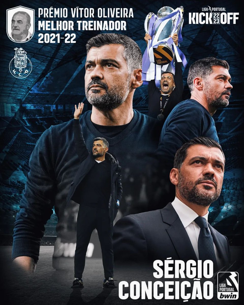 B24PT's tweet photo. Sérgio Conceição vence o Prémio Vítor Oliveira - Melhor Treinador da #LigaPortugalbwin 2021/22. https://t.co/REp6ST0fsZ