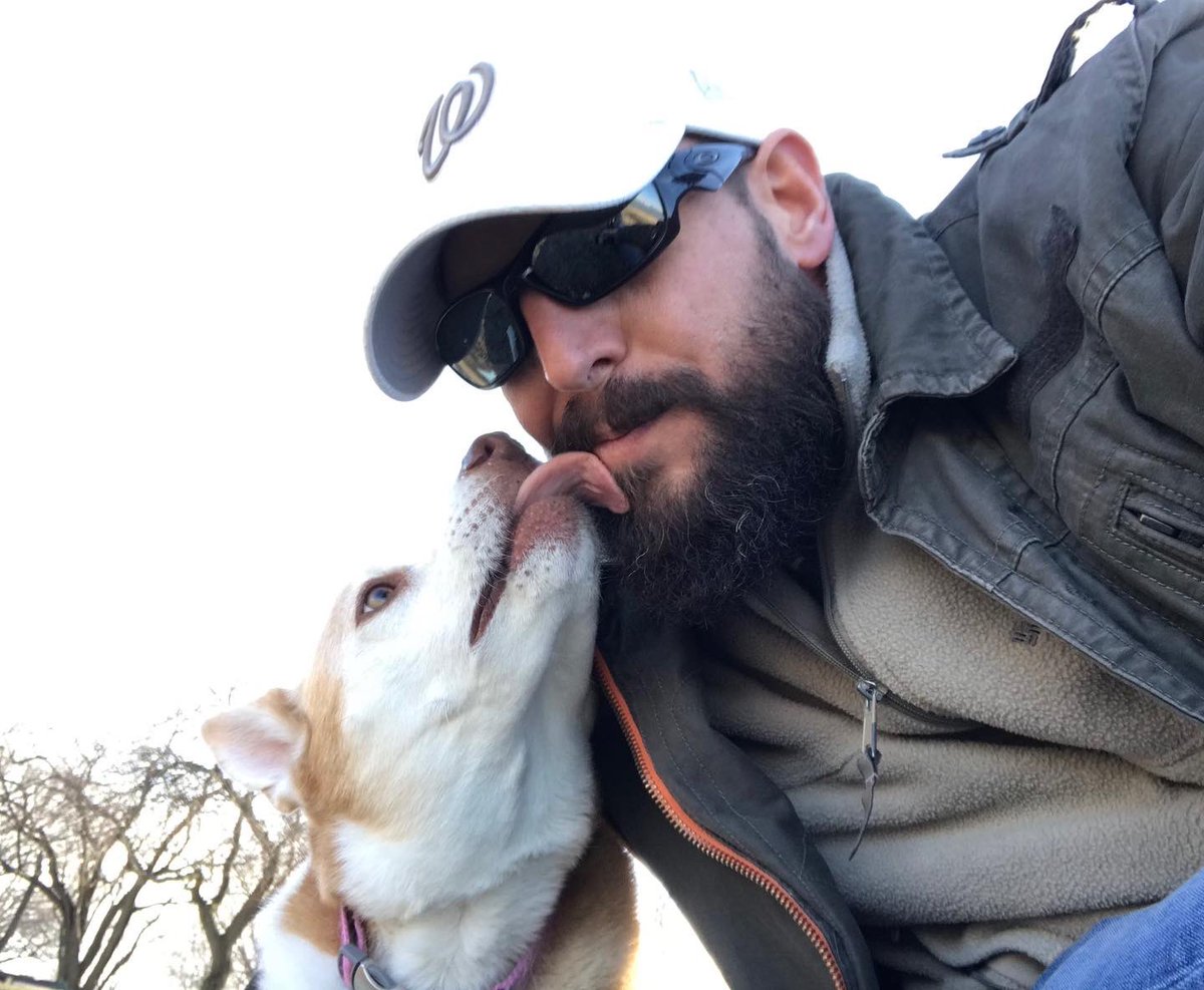 InsideThaDugout's tweet photo. Lost my best friend this morning. We had the best 16 years together but she was ready. Gonna miss this sweet girl. 🐕🌈 https://t.co/sJ1pWrpdjp