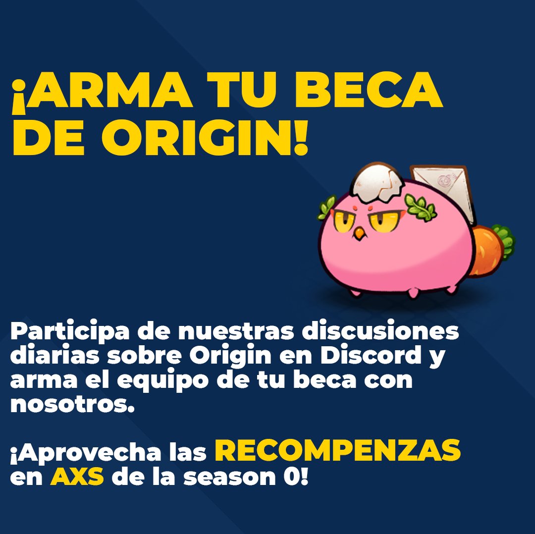SummitGGuild's tweet photo. ¡ARMA TU EQUIPO DE TU BECA DE ORIGIN!
No te pierdas ninguna de nuestras discusiones en Discord sobre Origin y arma tu equipo con nosotros.
Disfruta de origin y sus beneficios de esta Season 0 con Summit Gaming Guild.
#SummitGG #Origin #Becas https://t.co/7epvdMZHPS