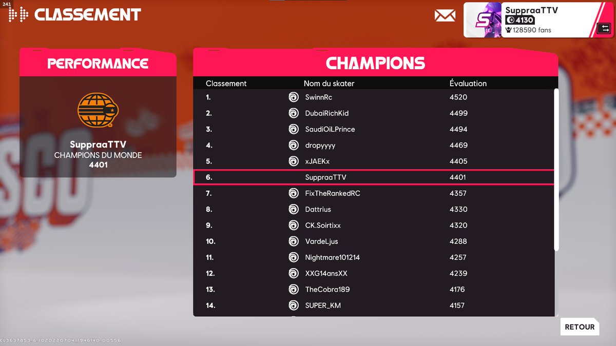 🏆 LEGIT TOP 1 🏆
🌐 1st LEGIT World Champion 🌐

440+ games to get there, winning +5 on average at the end <a href="/RollerChampions/">Roller Champions</a>