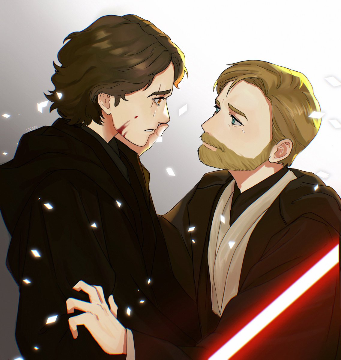 sennMUU's tweet photo. #obikin 
Don’t cry. https://t.co/ON4t7chhg5