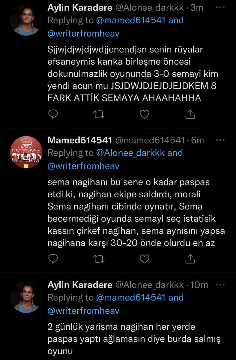 Tweetimde kaos var 😂