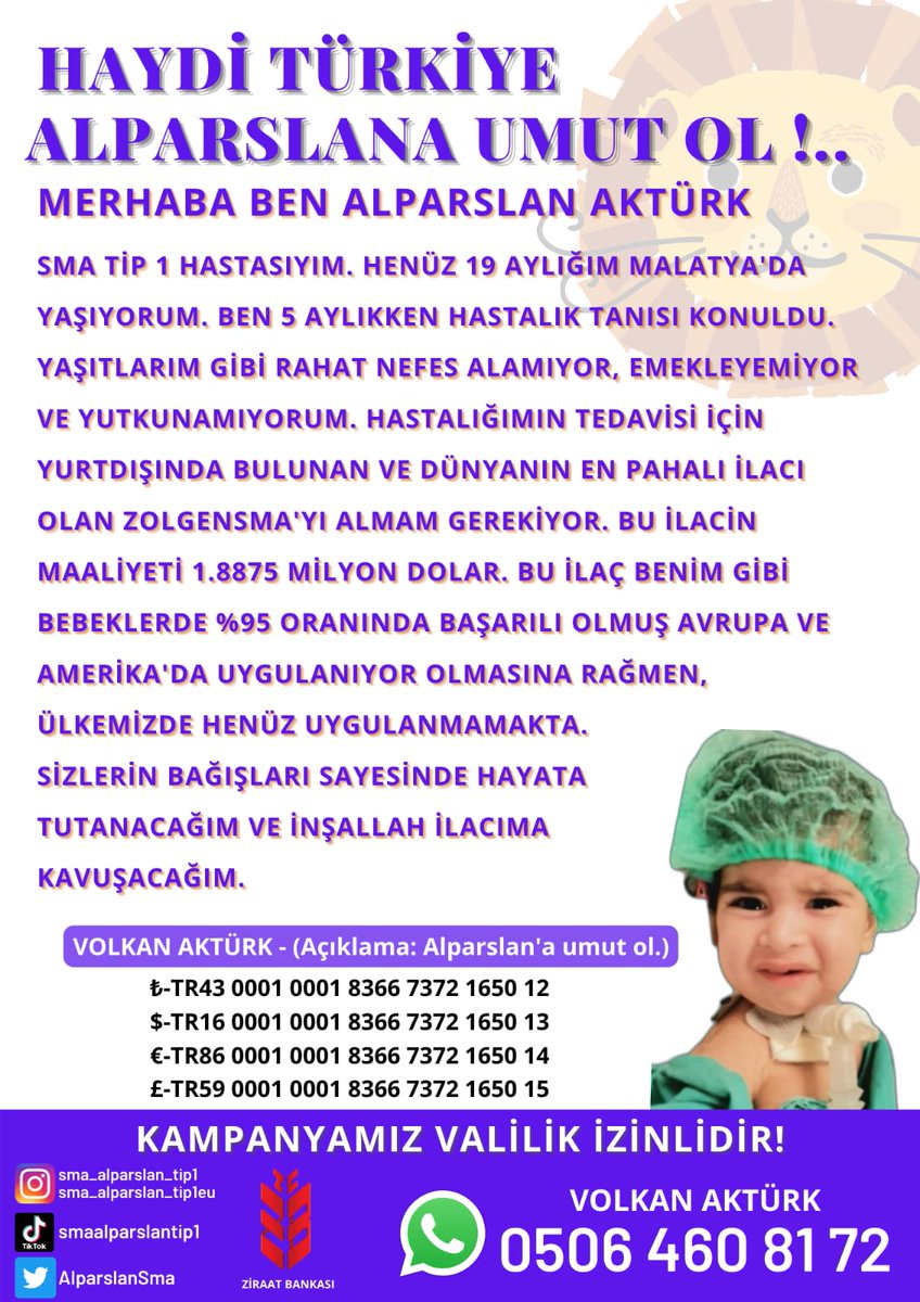 Beş dakikanızı ayırıp okur musunuz? Alparslan'ın çıkmayan sesi, alamadığı nefesi olmak istemez misiniz? Çok kişinin az desteğine ihtiyacı var. Siz de bu hayır havuzunu doldurmak için, bir umut olmak ister misiniz?
#WhatsApp #shiba #DolarTL #delicavus #SurvivorAllStar #memur