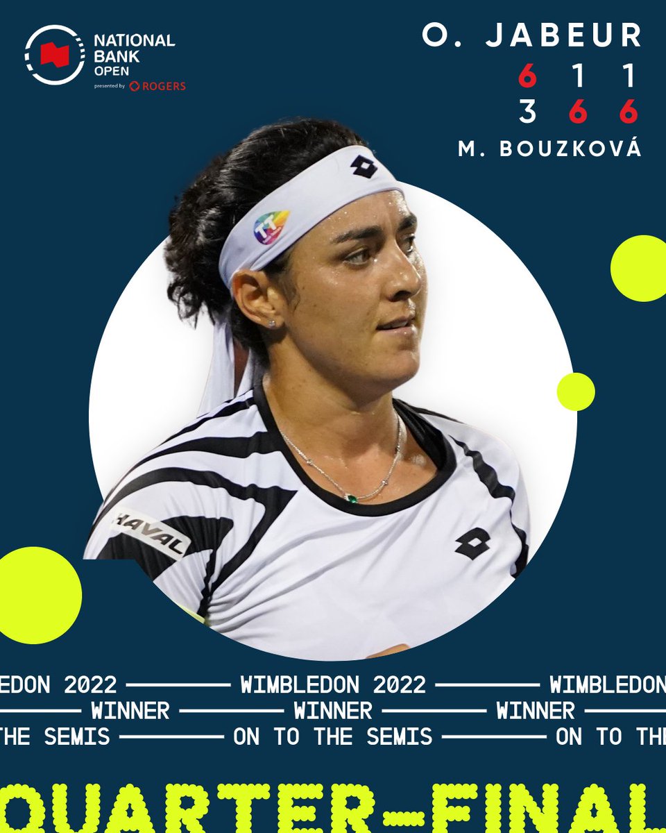 Ons Jabeur Photo,Ons Jabeur Photo by National Bank Open,National Bank Open on twitter tweets Ons Jabeur Photo