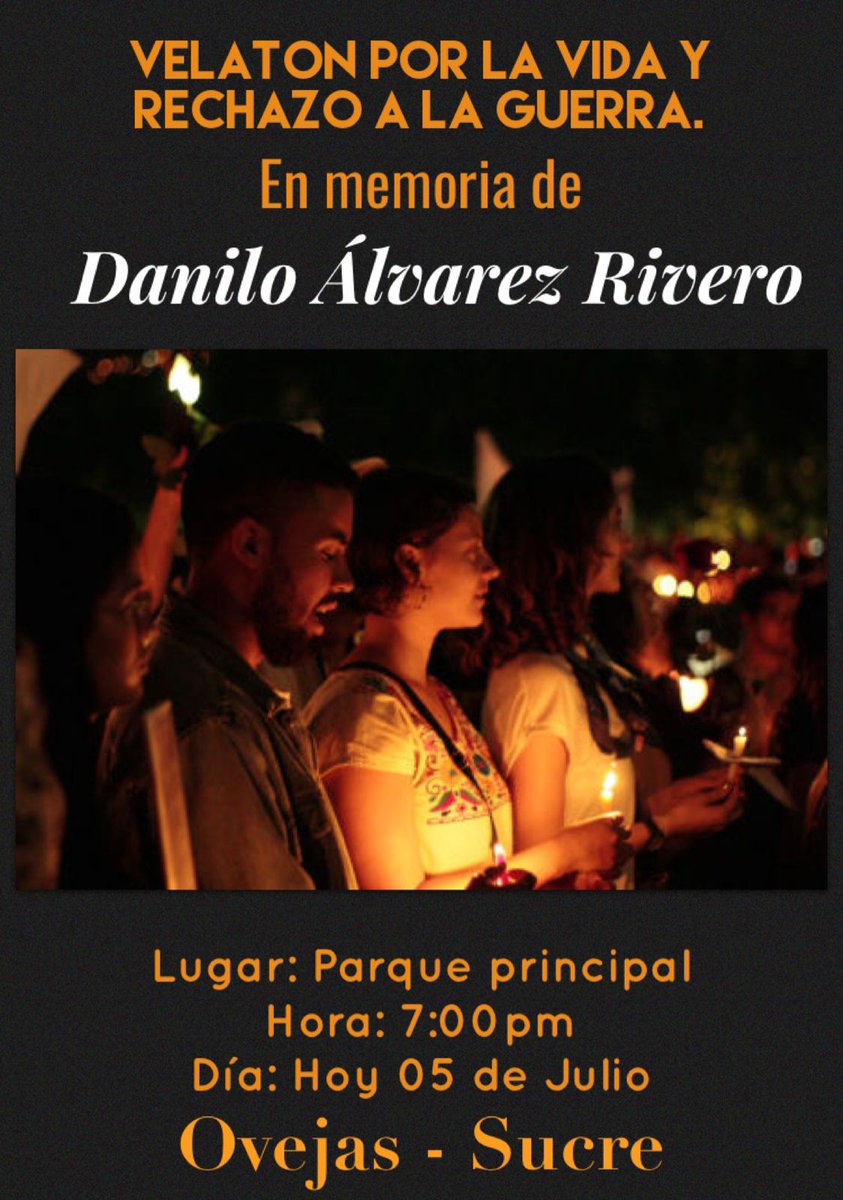 Saldremos a manifestar nuestro rechazo a esa guerra absurda que por décadas a enlutado familias ovejeras, hoy nos traslada a esos tiempos aciagos que vivimos en medio de un conflicto armado que no es nuestro. Ovejas Territorio de Paz.Por la Paz Territorial, movilización popular !