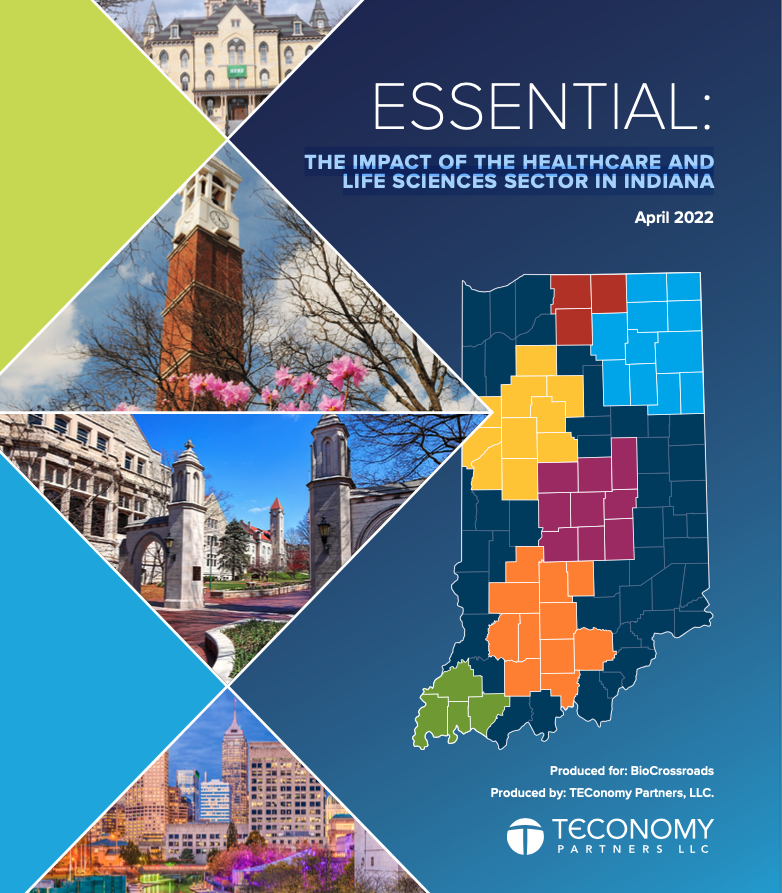 RMFFIndy's tweet photo. According to a new study from @TEConomyP_LLC and @BioCrossroads, every $1 of goods and services produced by the healthcare and life sciences sector in Indiana generates an additional $0.52 within the Indiana economy. 

Read the full report here.

https://t.co/XbAlXDvaIm https://t.co/xuF6WHAUU4