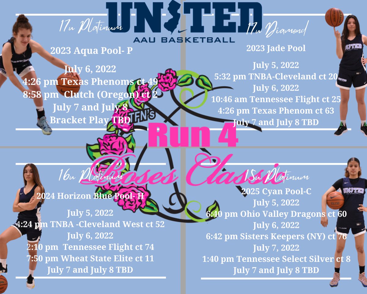 United NJ AAU (@unitednjaau) on Twitter photo Touching down in Louisville for <a href="/TFNsRun4Roses/">TFN's Run 4 Roses</a>. Ready for a huge tournament for our high school teams. Our girls are poised to compete with the best in the country and show everyone what they are about! <a href="/CoachJimmy_O/">Jimmy Ostaszewski</a> <a href="/TinyGreenNBS/">Coach Tiny Green</a> <a href="/NJGhoops/">NJGhoops</a> <a href="/hgsl_girls/">Hoop Group Girls</a> <a href="/NYGHoops/">NYGHoops</a> <a href="/NJLadiesHoops/">NJ Ladies Hoops</a> Touching down in Louisville for <a href="/TFNsRun4Roses/">TFN's Run 4 Roses</a>. Ready for a huge tournament for our high school teams. Our girls are poised to compete with the best in the country and show everyone what they are about! <a href="/CoachJimmy_O/">Jimmy Ostaszewski</a> <a href="/TinyGreenNBS/">Coach Tiny Green</a> <a href="/NJGhoops/">NJGhoops</a> <a href="/hgsl_girls/">Hoop Group Girls</a> <a href="/NYGHoops/">NYGHoops</a> <a href="/NJLadiesHoops/">NJ Ladies Hoops</a>
