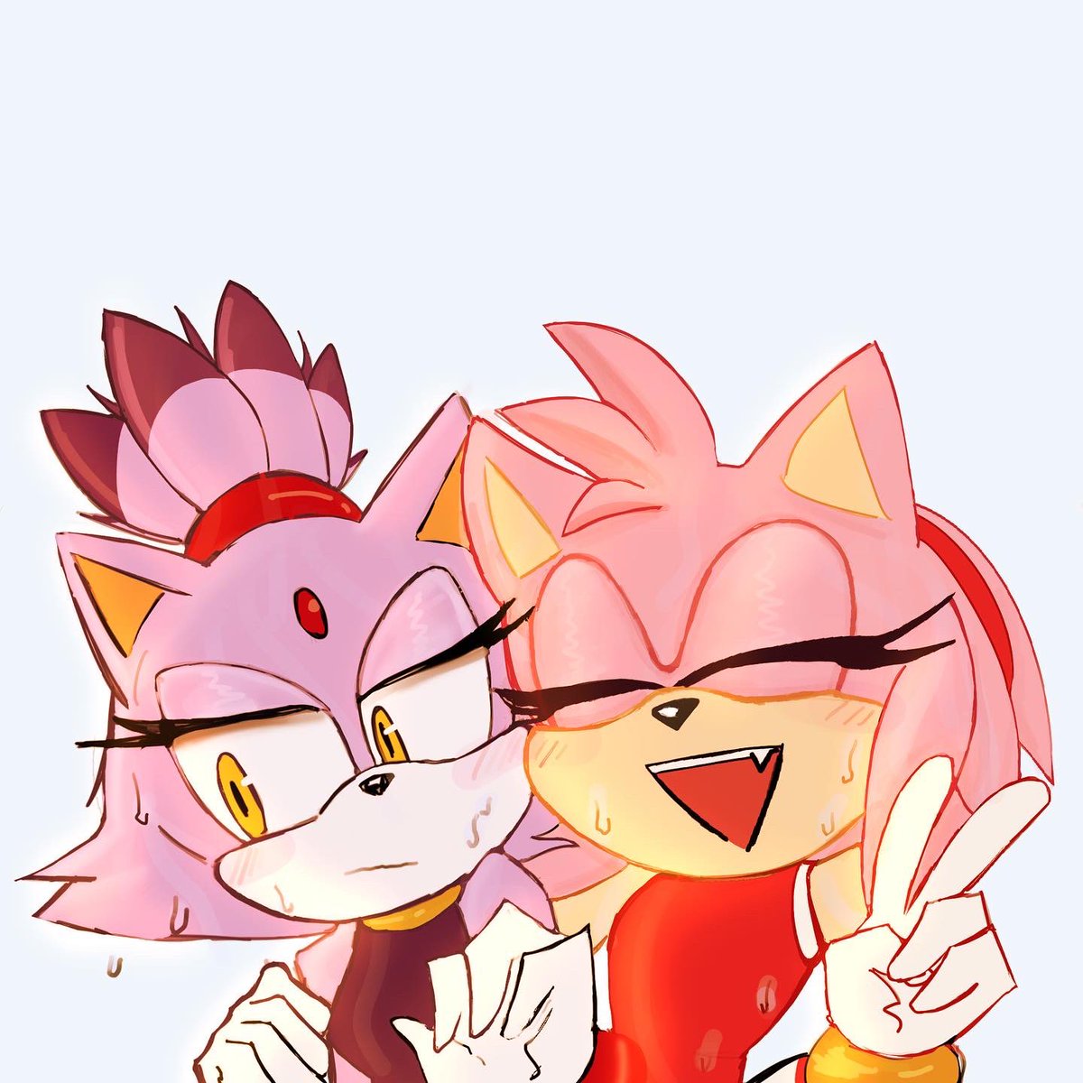aerok_ill's tweet photo. The olympic girlies #blazamy #AmyRose #BlazeTheCat https://t.co/HsKVoQ1pvV