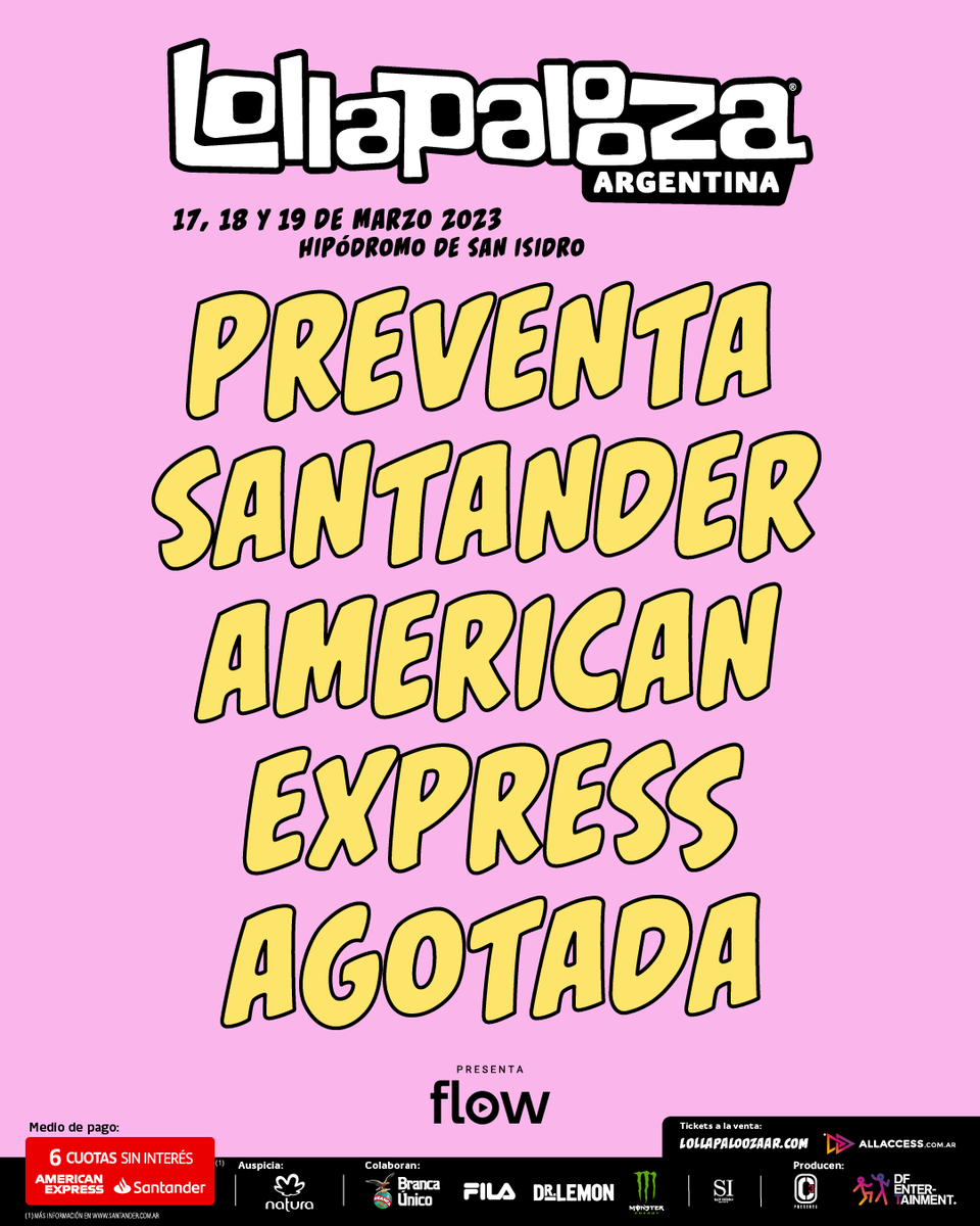 Lollapalooza Argentina tweet media
