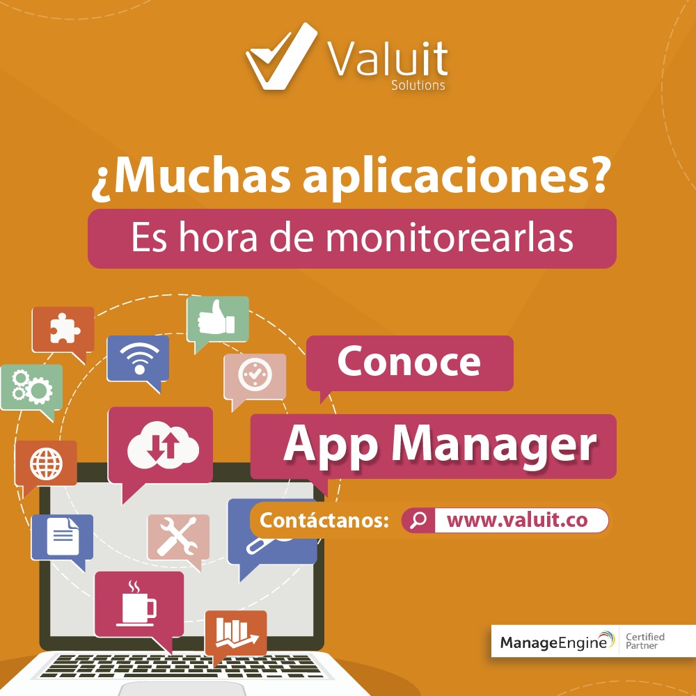valuitsolutions's tweet photo. ¿Tu #empresa tiene demasiadas aplicaciones y desconoces el estado de cada una? ¡No pierdas el control! @ManageEngineLA tiene la solución.
Solicita asesoría:📱 Cel: 321 469 0622
👉 ¡Whatsapp! https://t.co/EPVRMMuCbl
👉 https://t.co/YJGTLezp3i
#AppManager #manageEngine https://t.co/q3oEGTziM4