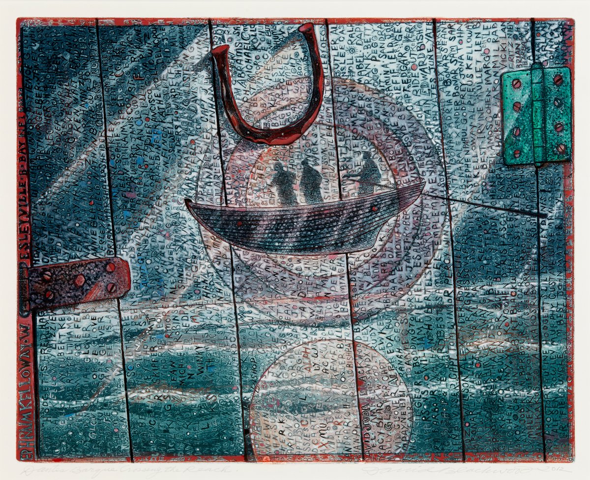 TheAGH's tweet photo. Like so many, we at the AGH are saddened to learn of the passing of master visual storyteller and printmaker #DavidBlackwood.
We are honoured to have 4 works from the Canadian artist in the #AGHCollection, including Dante's Barque Crossing the Reach shown here: https://t.co/t8Vl7VrGJo