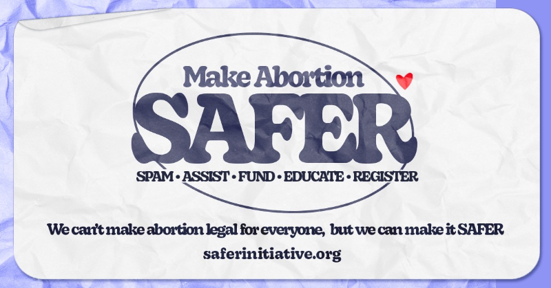 genzforchange's tweet photo. We are a collective of over 500 activists, organizers, and creators, and we will NOT stand for the assault on reproductive rights or bodily autonomy.
 
Today, we launch our response! We can’t stop abortion bans overnight, but we can make abortion SAFER 👇 #SAFERChoice