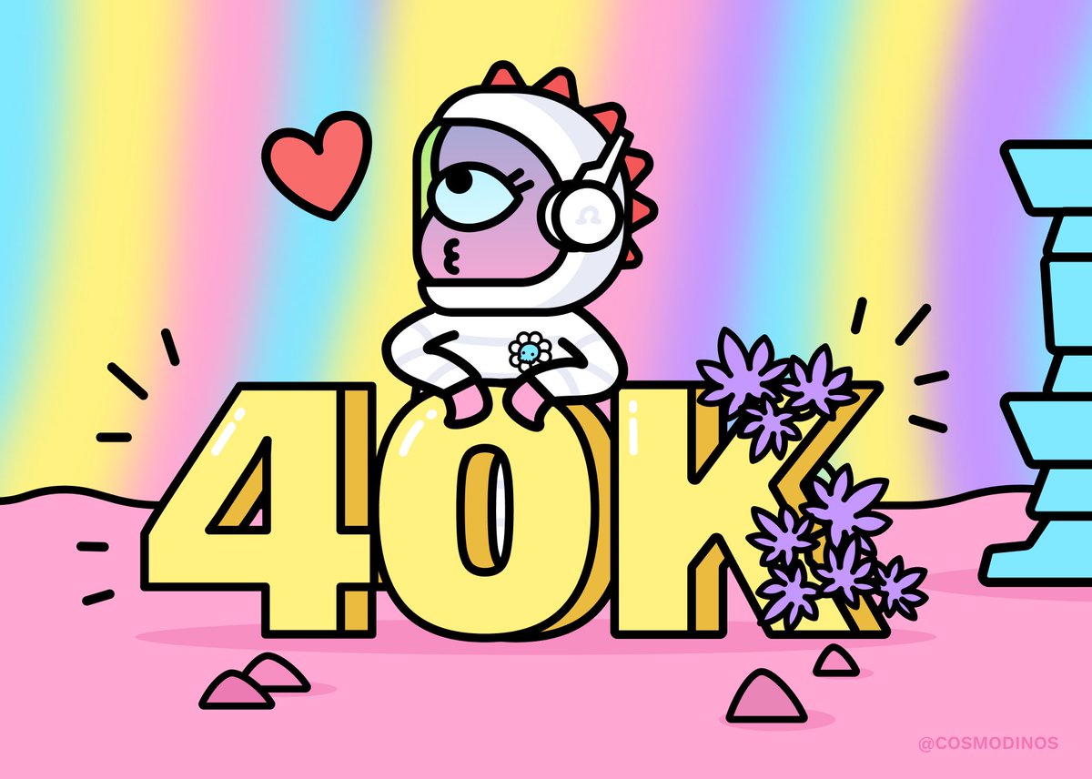 Cosmodinos's tweet photo. 40K Cosmolovers ✨🦖
Congrats my dinos ❤️ https://t.co/Iix4pSdaAh