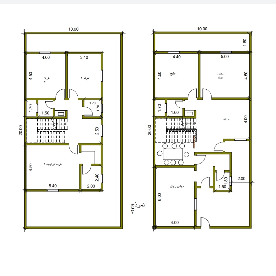 Awad4d's tweet image. تم تصميم ٣ نماذج
لاحد المتابعين
المبنى : دوبلوكس  
 الارض : ١٠*٢٠
الارض ٢٠*٢٠ مقسومه