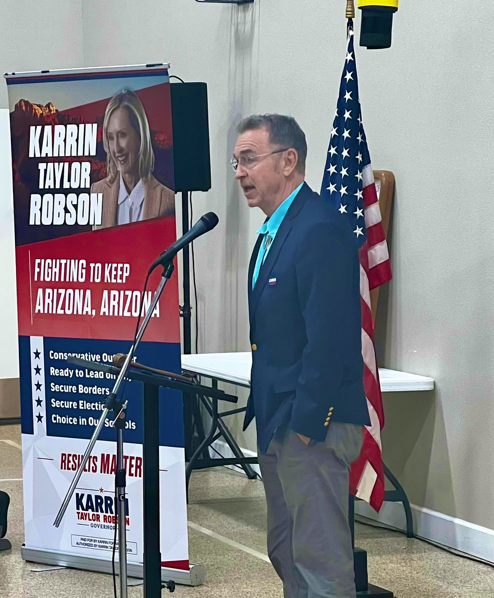 Karrin Taylor Robson for AZ Gov (@ktaylorrobson) on Twitter photo We have a big day planned in Mohave County, starting off with a visit to the Kingman Republican Women club!
Thank you, <a href="/MattSalmonAZ/">Matt Salmon</a>, for joining me on the campaign trail today — and thank you to the voters here in Mohave County who have put their trust in me to lead our state! We have a big day planned in Mohave County, starting off with a visit to the Kingman Republican Women club!
Thank you, <a href="/MattSalmonAZ/">Matt Salmon</a>, for joining me on the campaign trail today — and thank you to the voters here in Mohave County who have put their trust in me to lead our state!