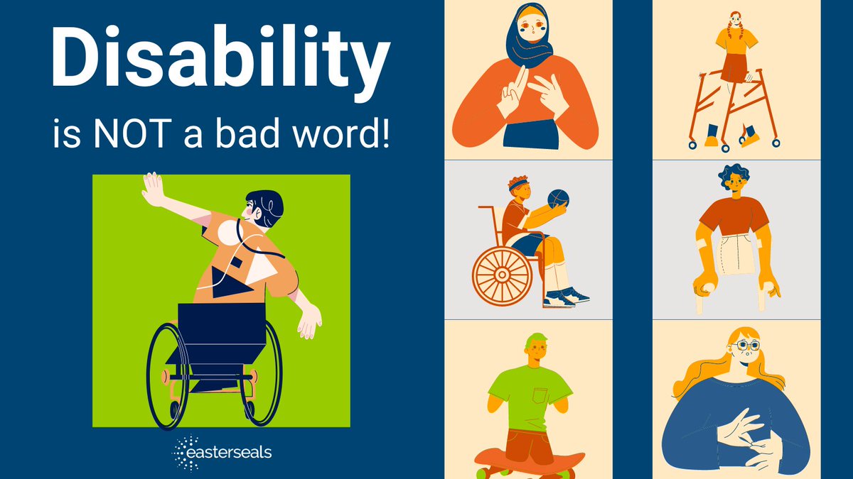 EastersealsCSEO's tweet photo. July is #DisabilityPrideMonth ! 

By all of us working together, we can create a more welcoming, inclusive, and accessible world for all – a world that understands disability not as something negative, but a powerful, integral part of a person. https://t.co/ohEaNQZdij