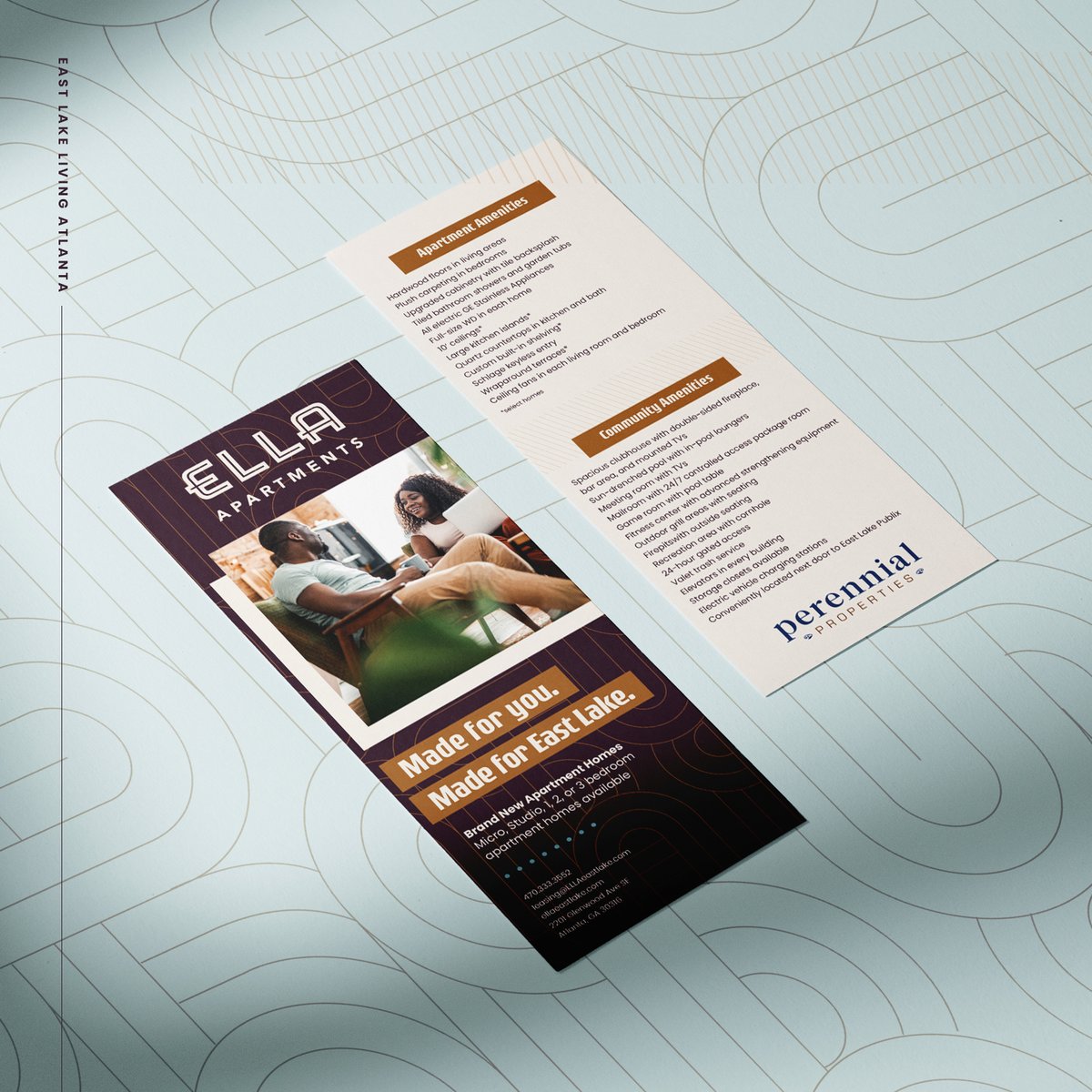 ParadigmMemphis's tweet image. We're  quite pleased with the patterns and colors for Ella. It's nice to see all of the brand elements come together, from logo to messaging to collateral!