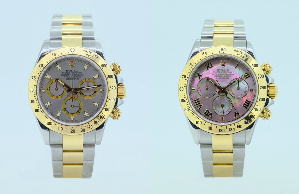 Carbon_Diamonds's tweet photo. Luminous Slate, or Mother of Pearl? Which Cosmograph is going on your wrist?

Let us know below!

#rolex #watchcollector #cosmograph #carbondiamonds #collector https://t.co/KzUrPZ2EaV