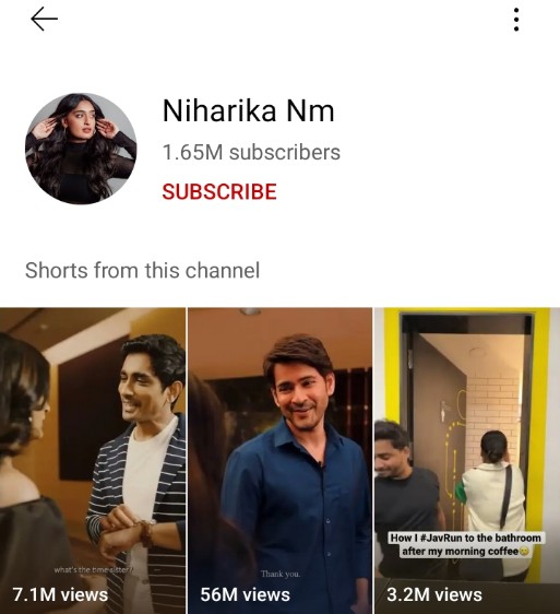 ursrulymahesh02's tweet photo. Highest view and like video on her YouTube channel 🔥🔥🔥

Babu Lake babu MAHESH BABU 👑🤙

@urstrulyMahesh #SSMB28 https://t.co/j7eBr8jLub