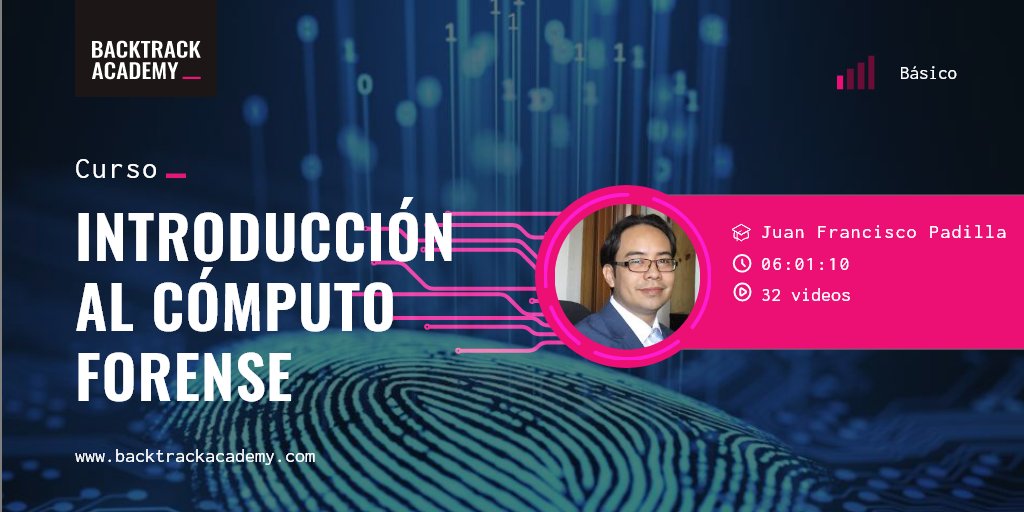 Aprenderás los fundamentos del cómputo forense y obtendrás sólidos conocimientos para iniciarte en esta emocionante disciplina en el siguiente link: backtrackacademy.com/curso/introduc…

Conviértete en un experto en Backtrackacademy.com

#Backtrackacademy #ThreatHunting #Cybersecurity