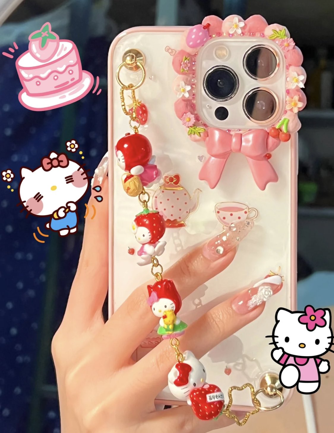 Charm Kitty iPhone Case