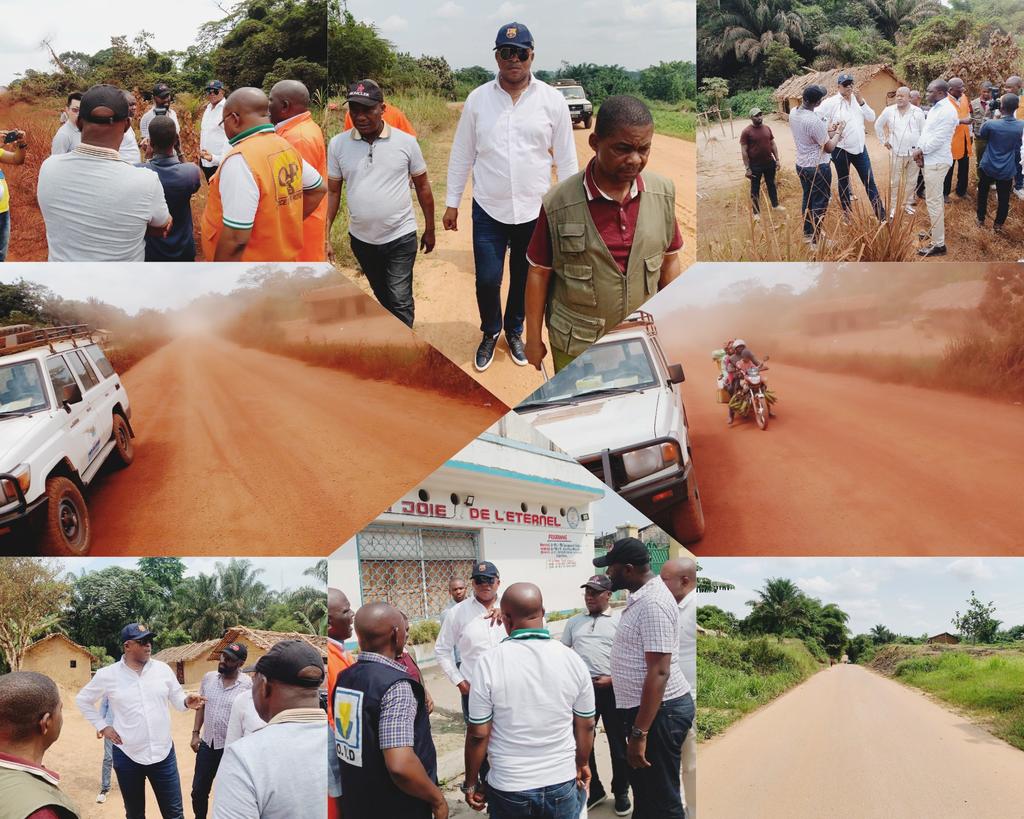 MarcelCilumbu's tweet photo. RDC/INFRASTRUCTURES
Le CP David MUKEBA KALENGAY effectue une visite d'inspection de la RN4 à Kisangani. https://t.co/AcwttFA1W8