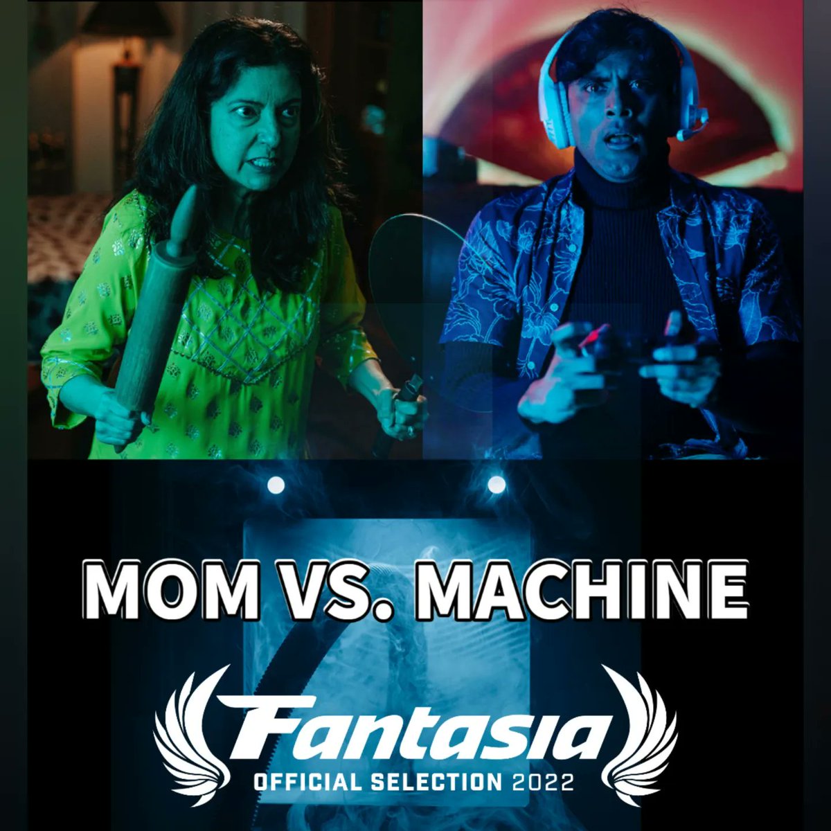 praneetakilla's tweet image. Thrilled to announce the short film I produced &amp;amp; acted in:  @MomVsMachine is headed to one of the most influential genre festivals in the world @FantasiaFest! Inspired by the work of many south asian artists particularly by genre filmmakers like @MRGNLMedia ❤️