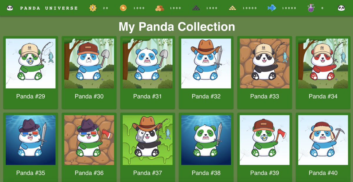 PandaMetaverse's tweet image. 📢UPDATE: New look for the Collection Page section.

A great place to see your wonderful pandas!🐼
#panda #pandauniverse