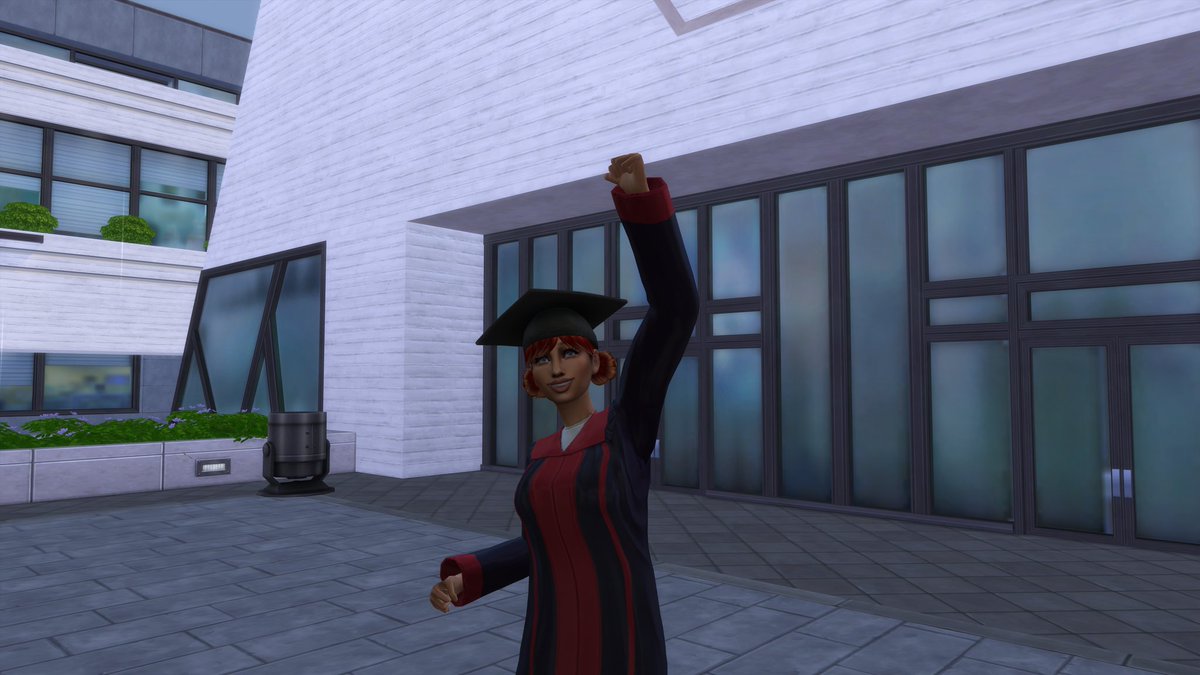 SemiCharmedSims's tweet photo. Sera's Graduation ๐ #TheSims #TheSims4 #TS4 #ShowUsYourSims #LikeAVoss https://t.co/7sMJsljUiR