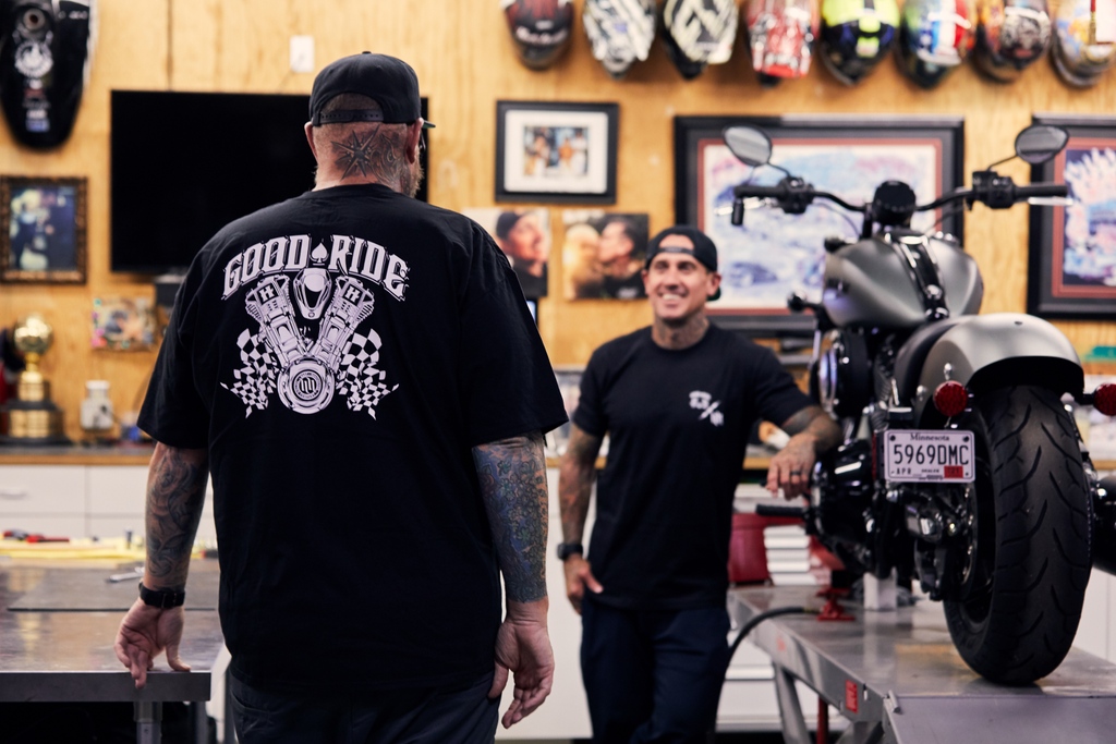 GoodRide's tweet image. Work days with @feedbigb and @hartluck. Day goes by faster if you are having fun! For new @hhtattooco merch go to hhtattoo.com