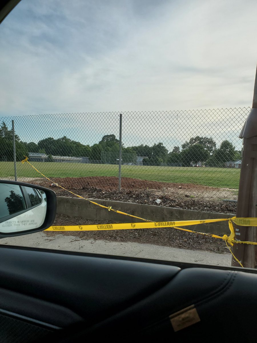 Mr_Viens's tweet photo. It's with heavy heart that I report the @FuquayVarinaMS 12th man is no more. The tree, nestled in the back corner of our end zone helped/hindered MS football teams for over 30 years. You will be missed! #BengalPride https://t.co/4ys62zf74e