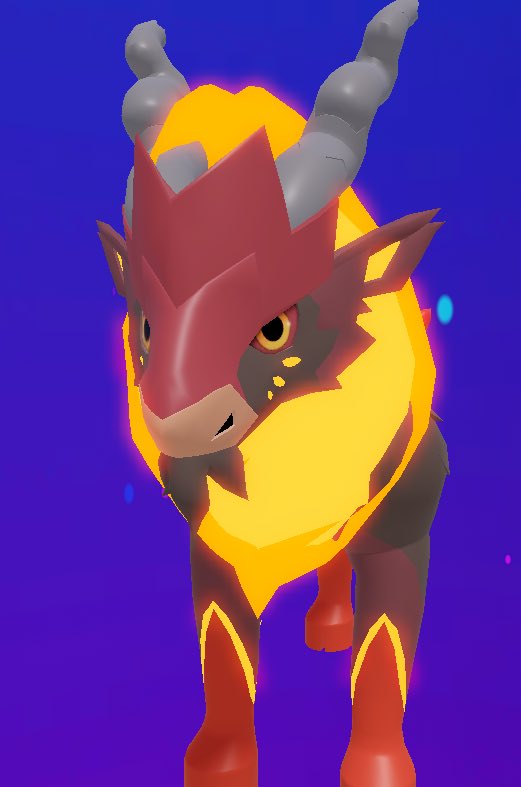 Loomian Legacy News Center on X: Here is a picture of the new fire Vari  evolution called Pyrolen. More information is coming soon. Normal ⬅️➡️  Alpha #LoomianLegacy #Roblox  / X