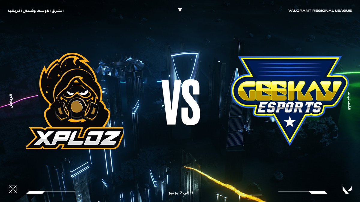 valesports_ar's tweet photo. التحدي التالي في غاية الأهمية للفريقين فمن يحقق الفوز؟! 💥

تابع المنافسة القوية عبر بثنا المباشر الآن!

⚔️ @xpldzg vs @geekay_esports ⚔️

Our next matchup is an anticipated one! 🔥

Who's coming out on top tonight? 

 LIVE🛑:

📺 https://t.co/4QDBW32zEd

#VRLESPORTS #VALORANT https://t.co/jxIcWCcX4j