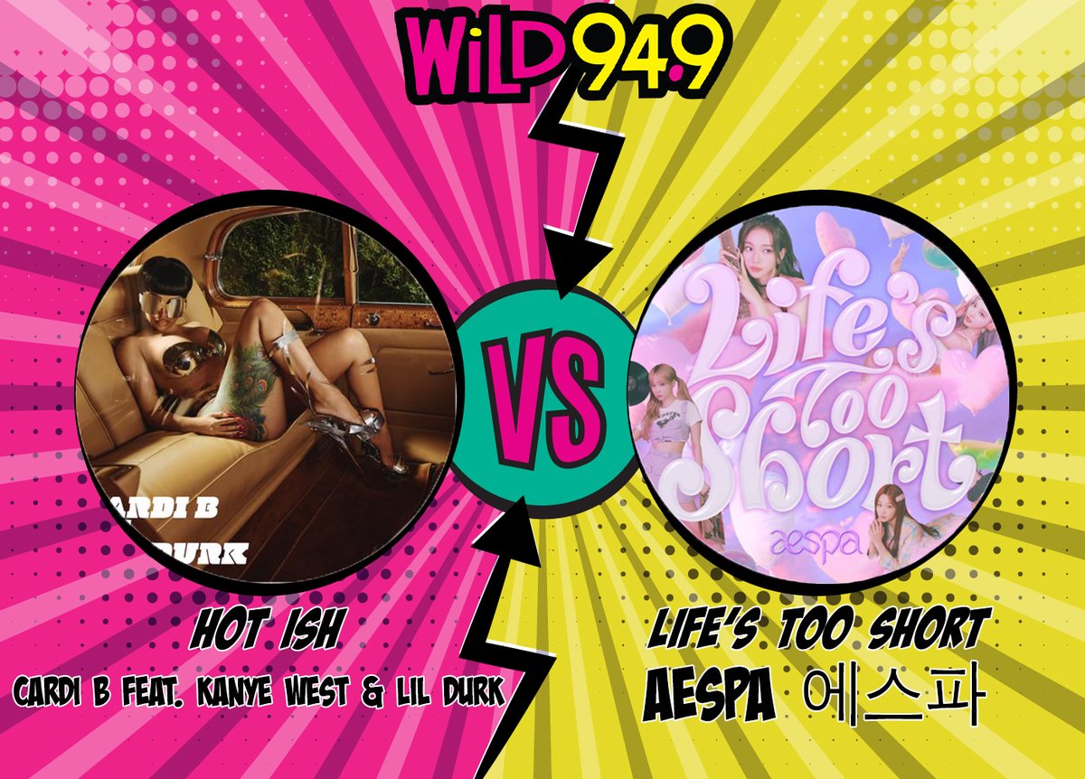 Wild949's tweet photo. #WiLDorOUT starts at 8p PST! Tune in to hear @iamcardib @aespa_official 

Tune in👉https://t.co/M27l2q1KUP
More info here:https://t.co/KAUuVyW0dQ https://t.co/tvfH4Hkeg1