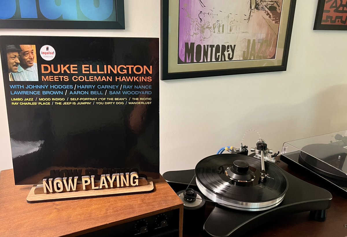 Duke Ellington meets Coleman Hawkins (Acoustic Sounds Series, 2022) Originally recorded in 1962 and released on Impulse Records in 1963. #NowPlaying #Jazz #vinyl