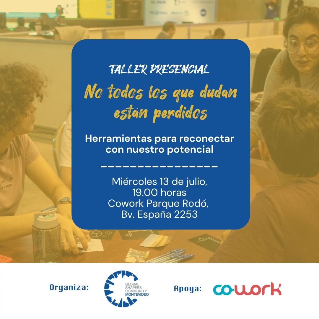 Porque a veces nos sentimos un poco perdidxs, porque los momentos de incertidumbre nos hacen dudar de nosotrxs mismxs, pero sobre todo, porque no estamos solxs en este camino.

Actividad gratuita con cupos limitados. 

👉Registrate para participar: forms.gle/wJe4bdxYitSrku…