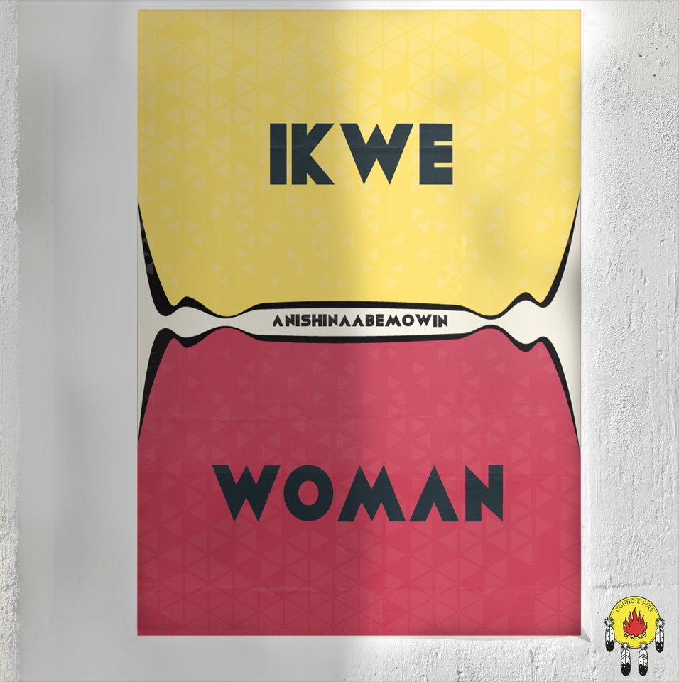 TOCouncilFire's tweet photo. Would you like to learn another word in Anishinaabemowin? This week, we're adding "ikwe" to our Indigenous words series.
#everychildmatters #indigenouspeople #indigenous #firstnation #native #revillagizing #photoshop #adobe #illustrator https://t.co/RLSnPiCJeS