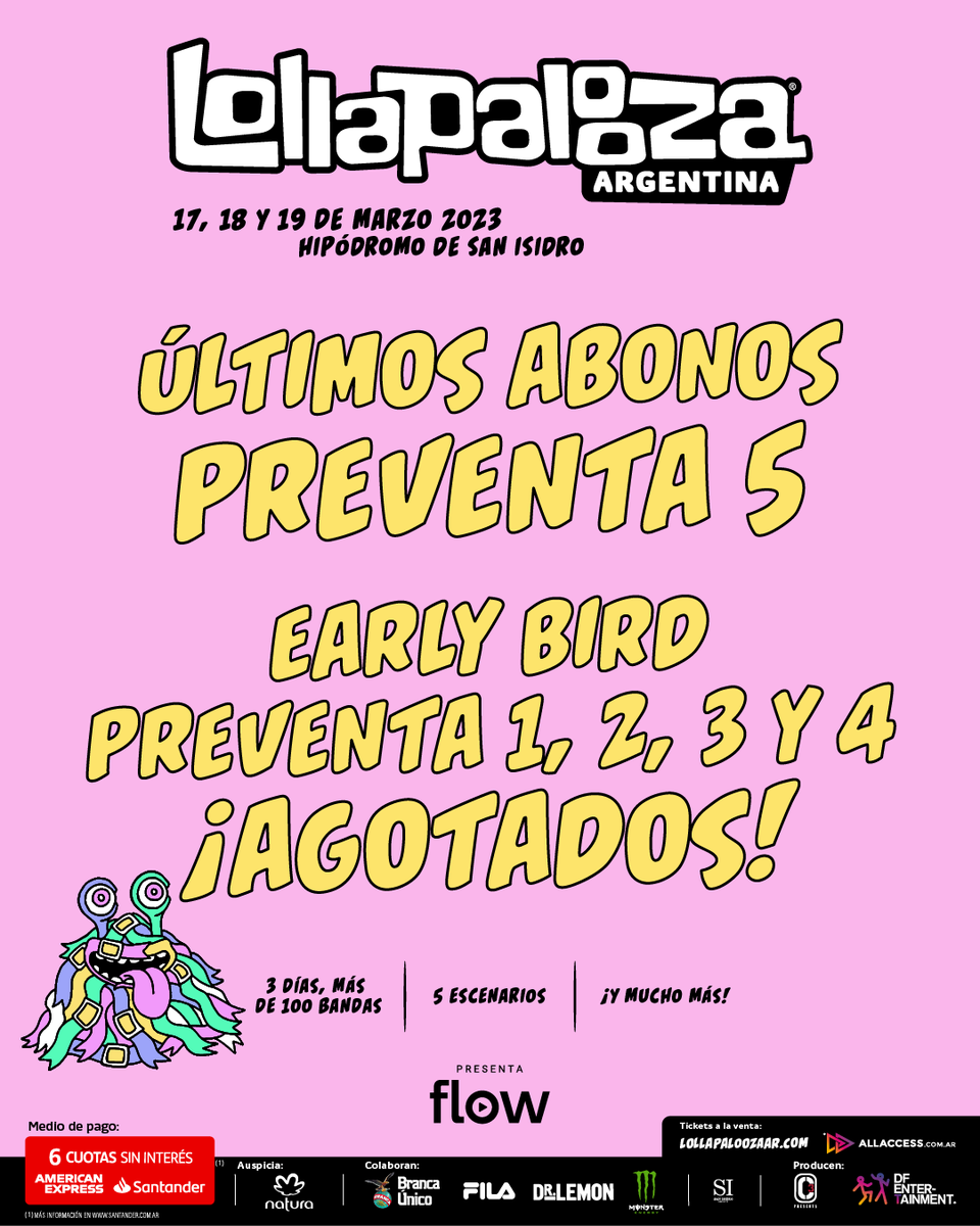 Lollapalooza Argentina tweet media
