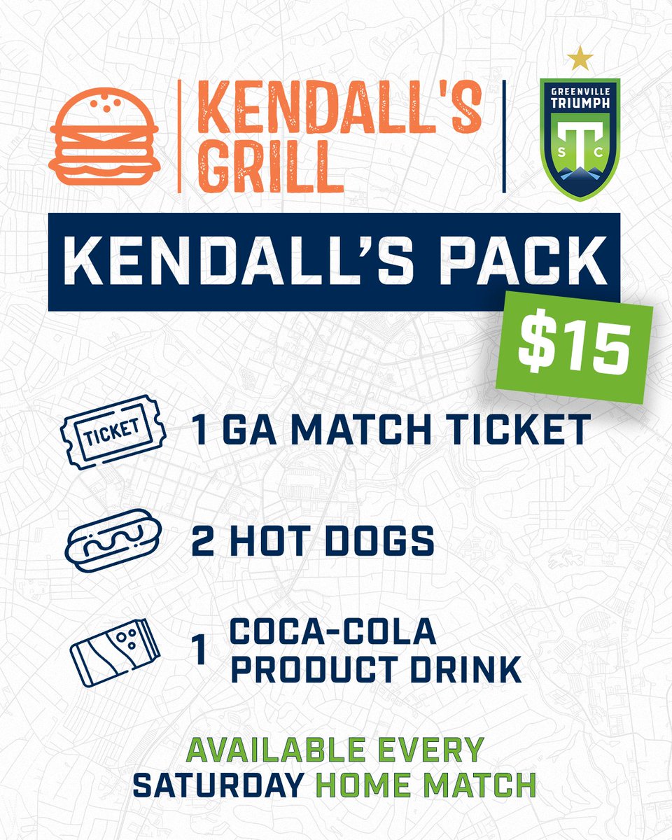 GVLTriumph's tweet photo. Grab a Triumph ticket and a meal! 🥤 🌭 🎟

We return home this weekend and so does Kendall's famous hot dogs! Lock in this deal NOW! ⬇️

Buy now: https://t.co/iUVfCytENX https://t.co/KpXg2lxgfQ
